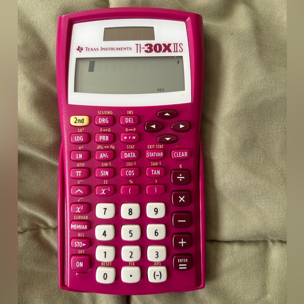 Texas instrument calculator pink